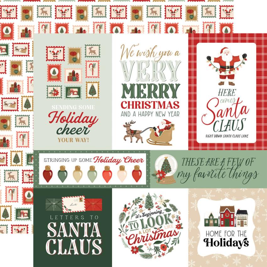 Carta Bella - Designpapier "Christmas Village" Collection Kit 12x12 Inch - 12 Bogen  