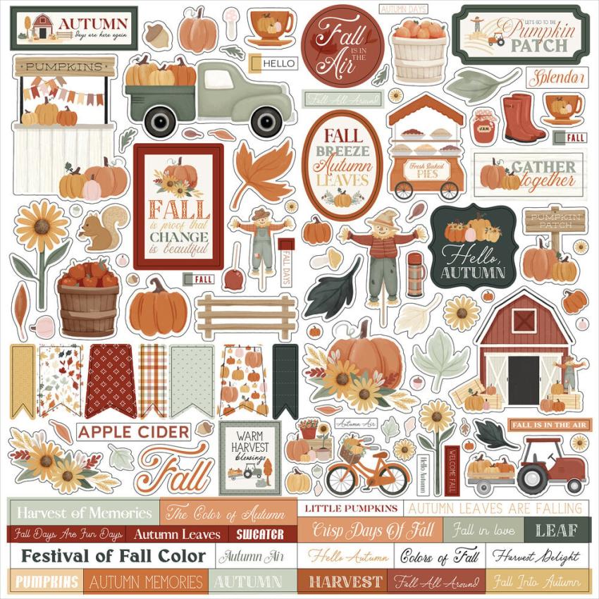 Carta Bella - Aufkleber "It´s Autumn" Element Stickers 
