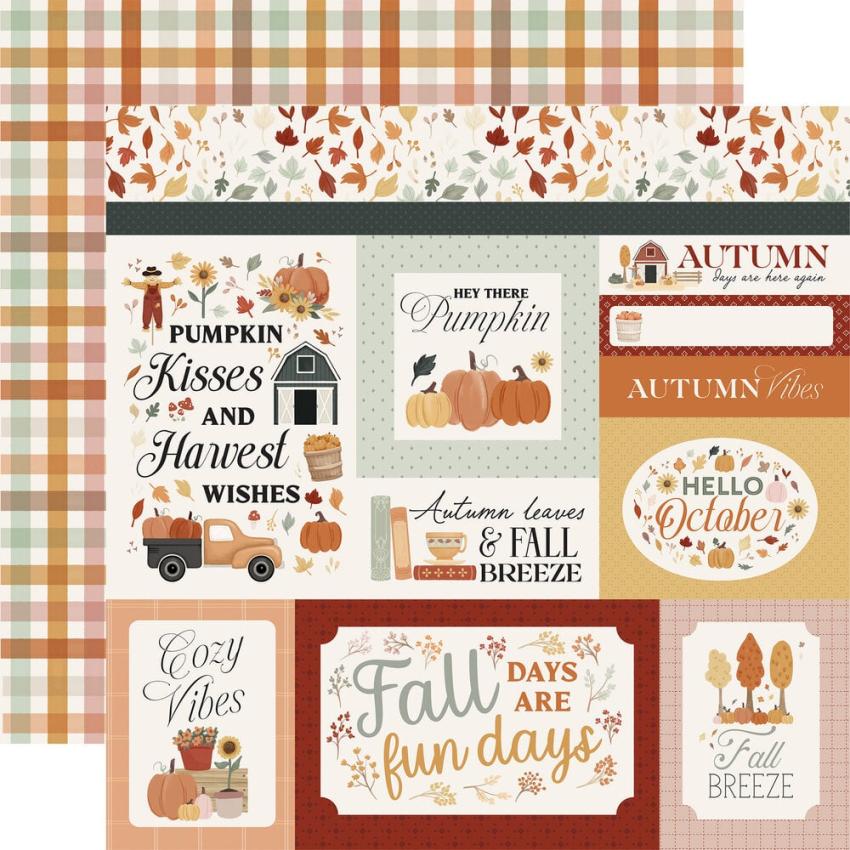 Carta Bella - Designpapier "It's Autumn" Collection Kit 12x12 Inch - 12 Bogen  