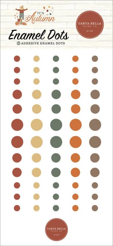 Carta Bella -"It's Autumn" Enamel Dots 60 Stk. 