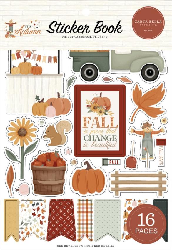 Carta Bella - Aufkleber "It's Autumn" Sticker Book
