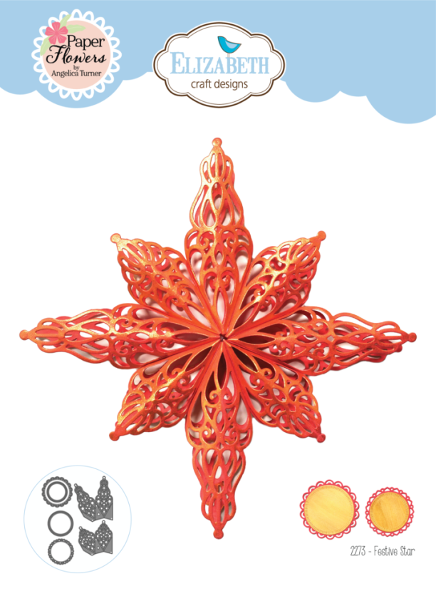 Elizabeth Craft Designs - Stanzschalone "Festive Star" Dies
