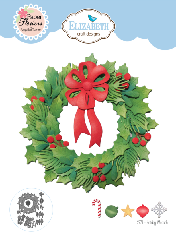 Elizabeth Craft Designs - Stanzschalone "Holiday Wreath" Dies