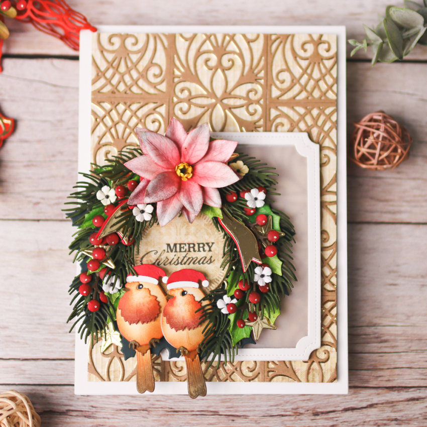 Elizabeth Craft Designs - Stanzschalone "Holiday Wreath" Dies