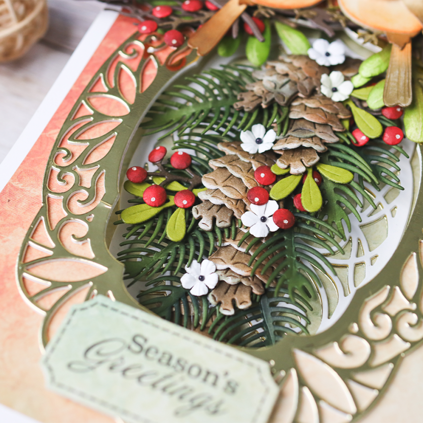 Elizabeth Craft Designs - Stanzschalone "Winter Greenery" Dies