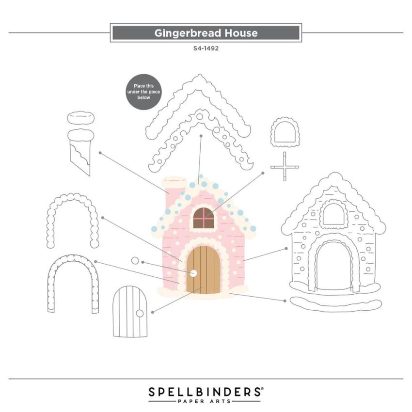 Spellbinders - Stanzschablone "Gingerbread House" Dies