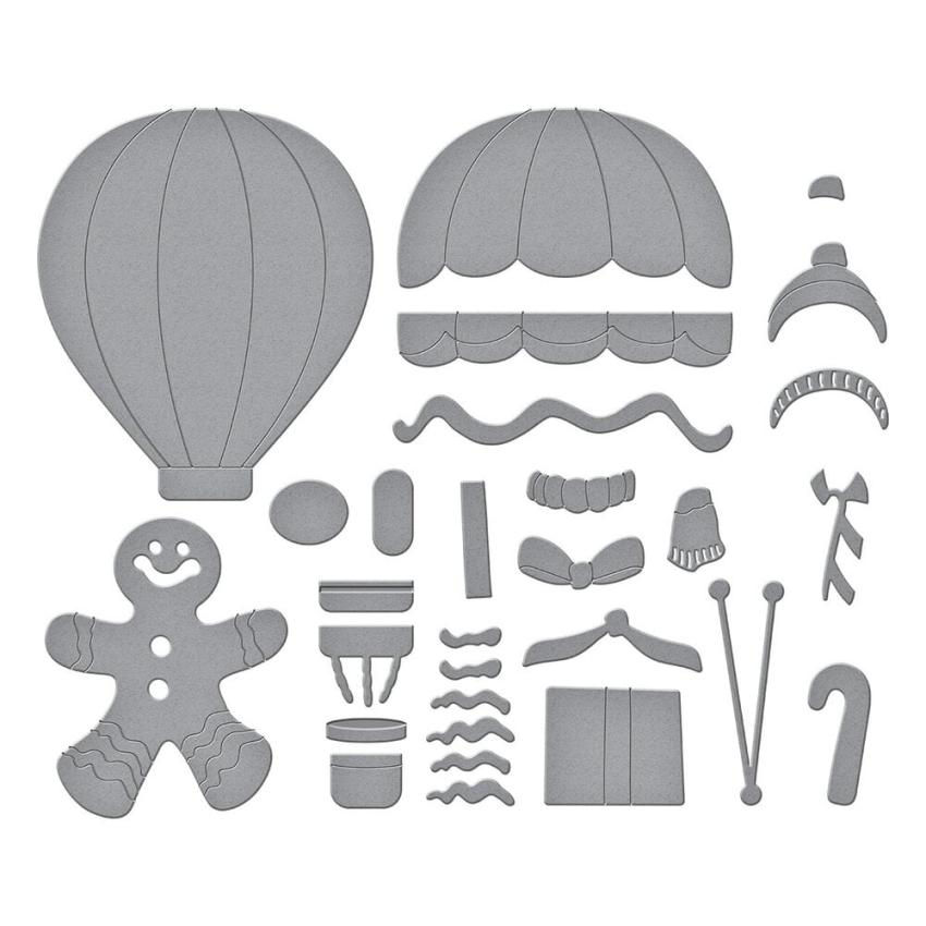 Spellbinders - Stanzschablone "Gingerbread Delivery" Dies