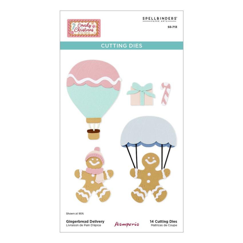 Spellbinders - Stanzschablone "Gingerbread Delivery" Dies