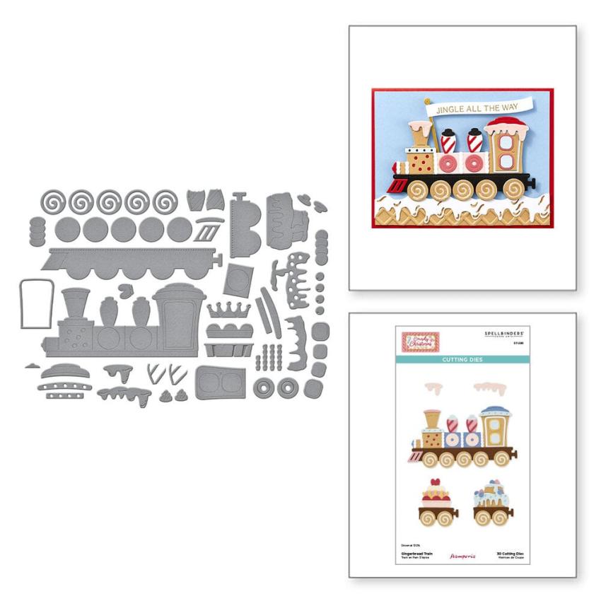 Spellbinders - Stanzschablone "Gingerbread Train" Dies