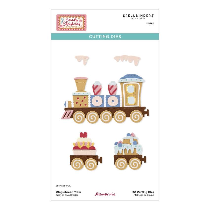 Spellbinders - Stanzschablone "Gingerbread Train" Dies
