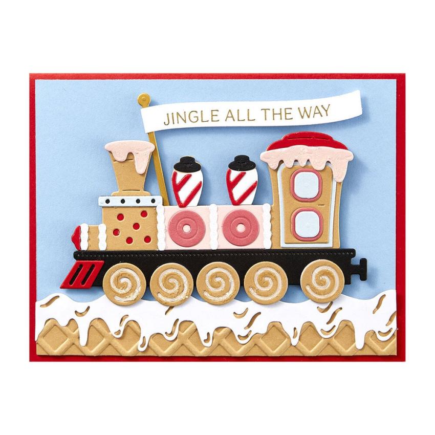 Spellbinders - Stanzschablone "Gingerbread Train" Dies