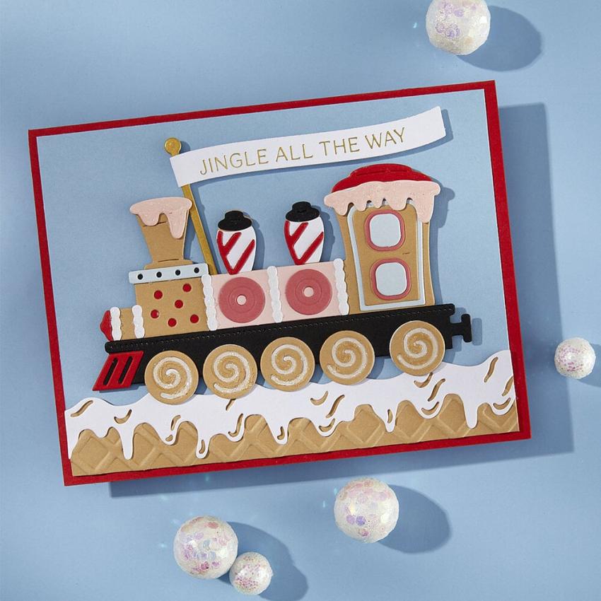 Spellbinders - Stanzschablone "Gingerbread Train" Dies