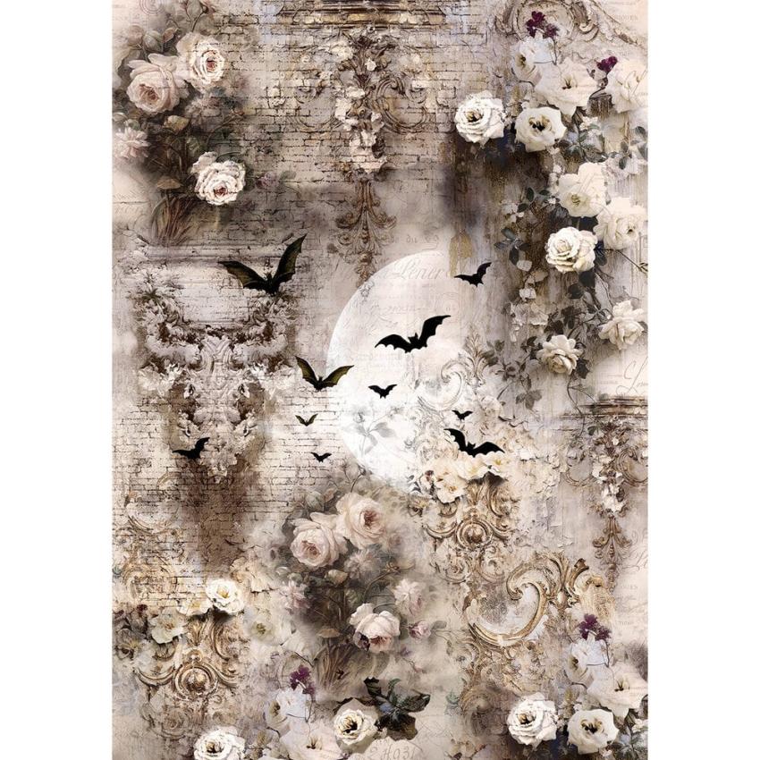 Ciao Bella - Decopatch Papier "Dark Academia" Rice Paper A5 - 8 Bogen
