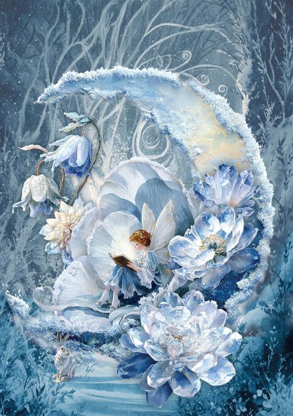 Ciao Bella - Decopatch Papier "Frozen Land" Rice Paper A5 - 8 Bogen