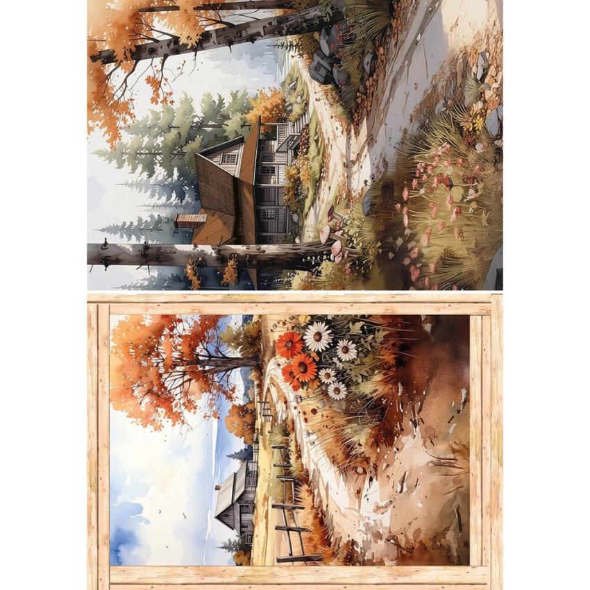 Ciao Bella - Decopatch Papier "Hello Fall" Rice Paper A5 - 8 Bogen