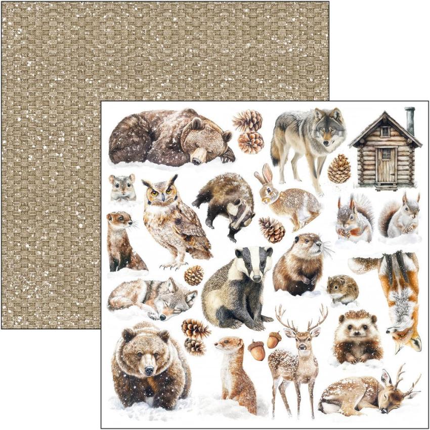 Ciao Bella - Designpapier "Forest Tales" Patterns Paper Pack 12x12 Inch - 8 Bogen
