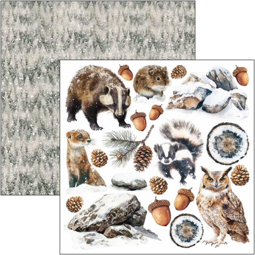 Ciao Bella - Stanzteile "Forest Tales" Fussy Cut Pad - 24 Bogen