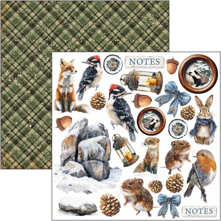Ciao Bella - Stanzteile "Forest Tales" Fussy Cut Pad - 24 Bogen
