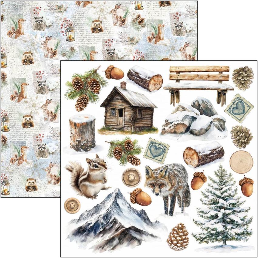 Ciao Bella - Stanzteile "Forest Tales" Fussy Cut Pad - 24 Bogen
