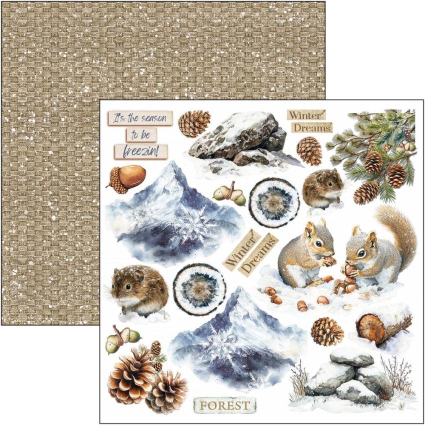 Ciao Bella - Stanzteile "Forest Tales" Fussy Cut Pad - 24 Bogen
