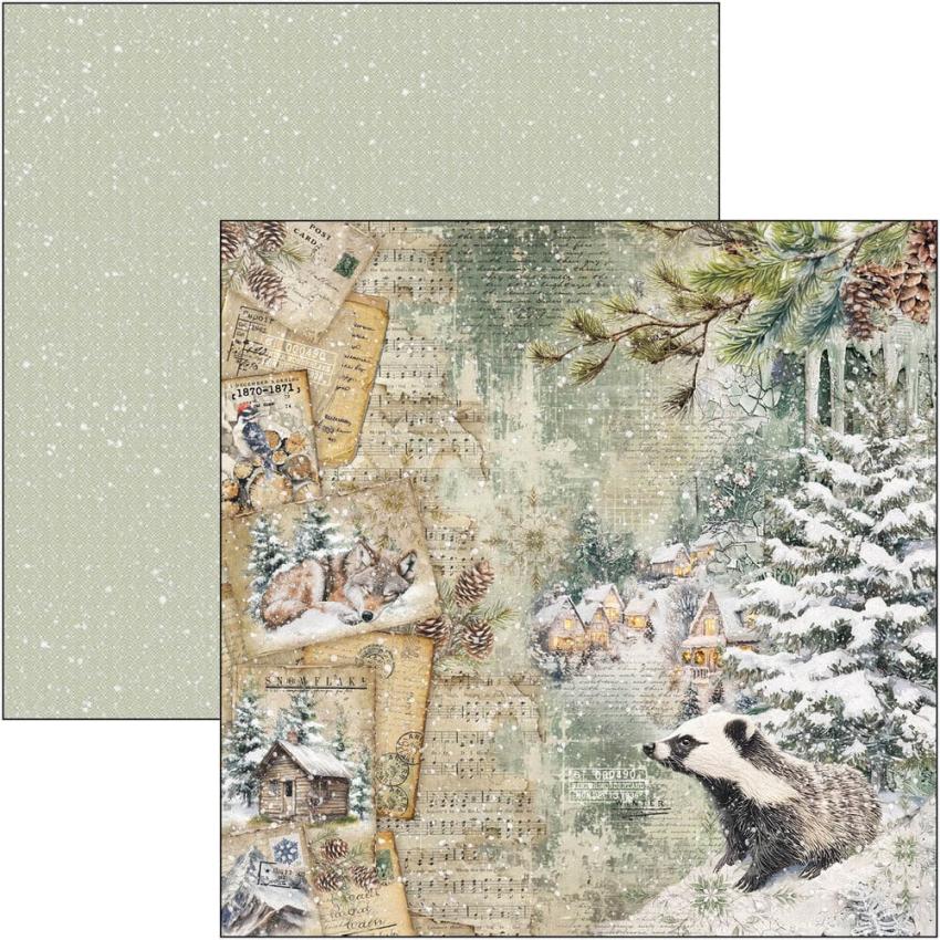 Ciao Bella - Designpapier "Forest Tales" Paper Pack 8x8 Inch - 12 Bogen