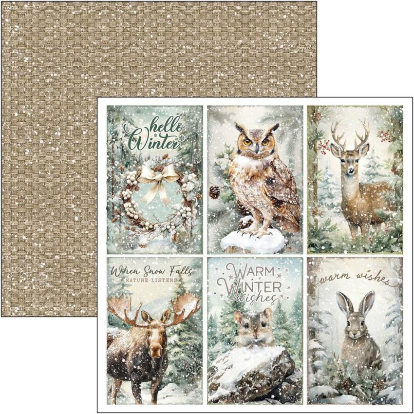 Ciao Bella - Designpapier "Forest Tales" Paper Pack 8x8 Inch - 12 Bogen