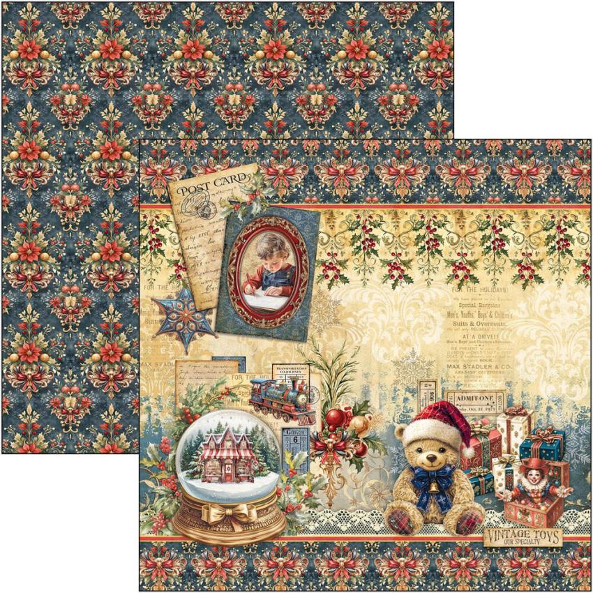 Ciao Bella - Designpapier "Toy Shop" Paper Pack 12x12 Inch - 12 Bogen