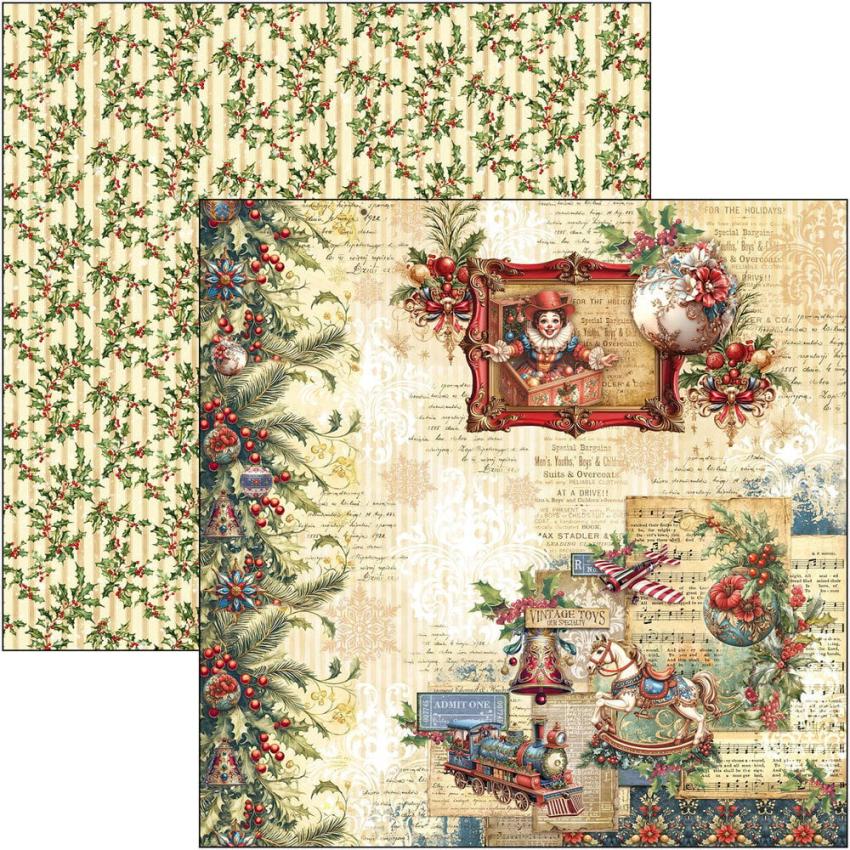 Ciao Bella - Designpapier "Toy Shop" Paper Pack 12x12 Inch - 12 Bogen