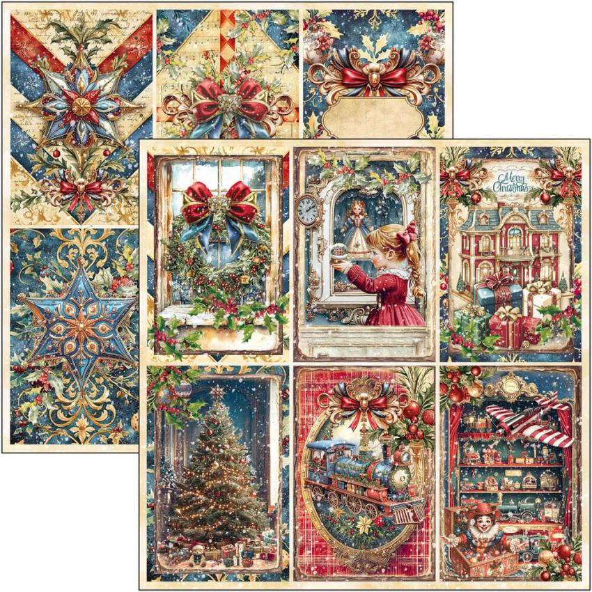 Ciao Bella - Designpapier "Toy Shop" Paper Pack 12x12 Inch - 12 Bogen
