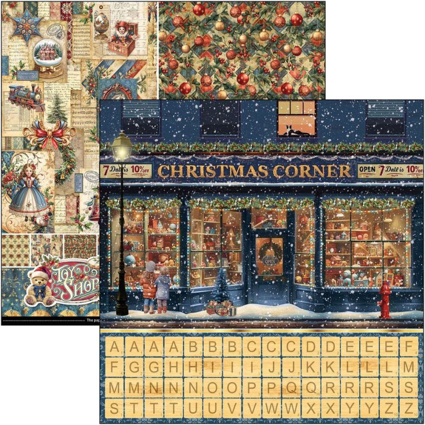 Ciao Bella - Designpapier "Toy Shop" Patterns Paper Pack 12x12 Inch - 8 Bogen