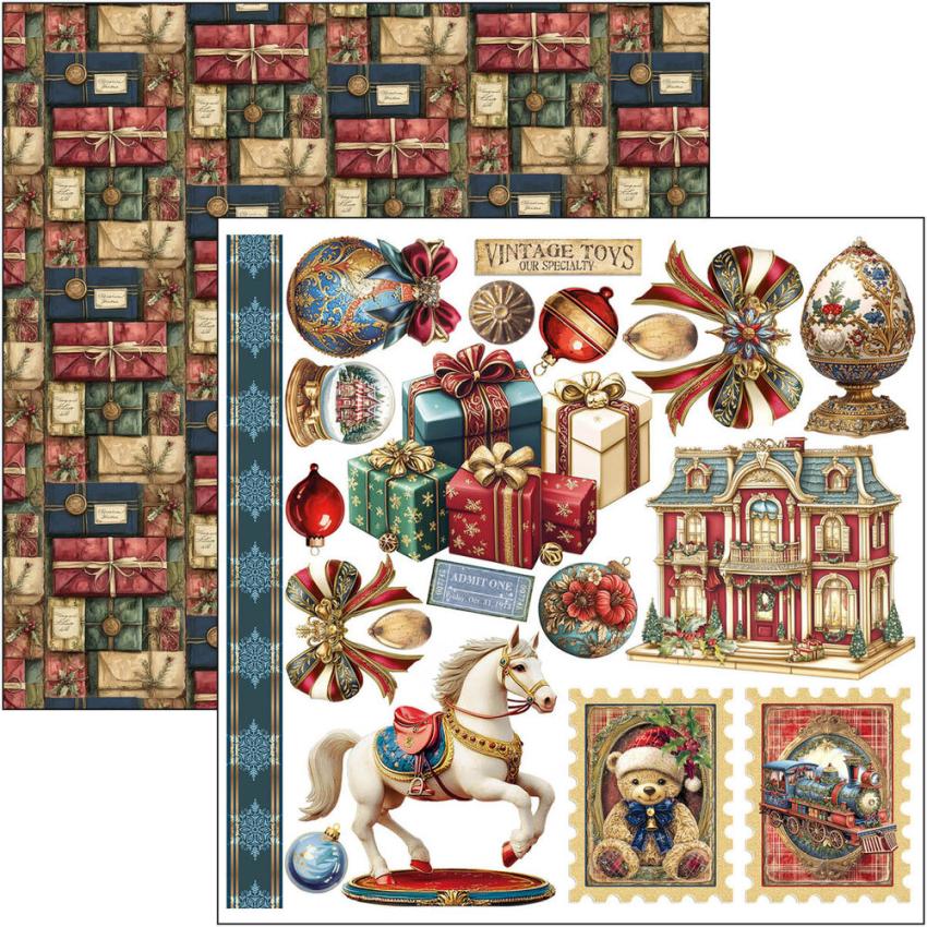 Ciao Bella - Stanzteile "Toy Shop" Fussy Cut Pad - 24 Bogen