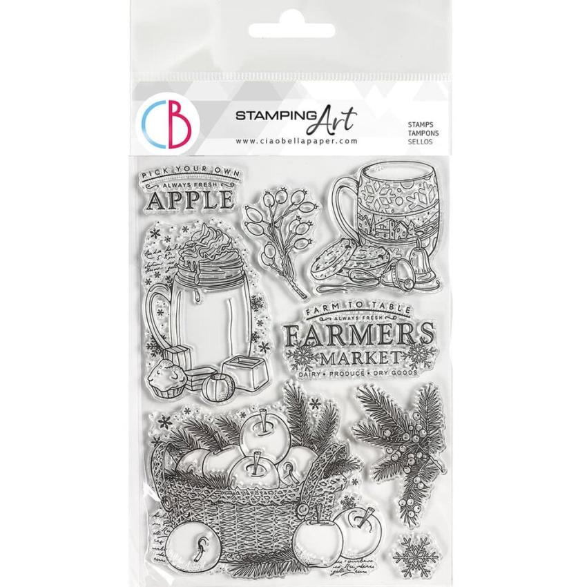 Ciao Bella - Stempelset "Pick Your Own Apple" Clear Stamps