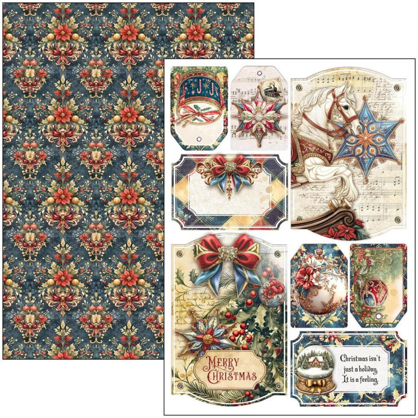 Ciao Bella - Stanzteile "Toy Shop" Creative Pad A4 - 9 Bogen