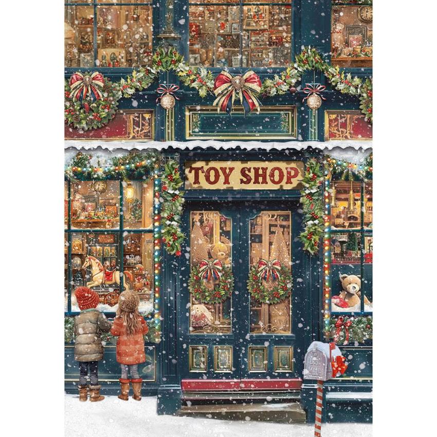 Ciao Bella - Decopatch Papier "Toy Shop" Mixed Media Rice Paper A5 - 8 Bogen
