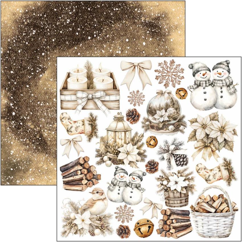 Ciao Bella - Stanzteile "Winter Season" Fussy Cut Pad - 24 Bogen