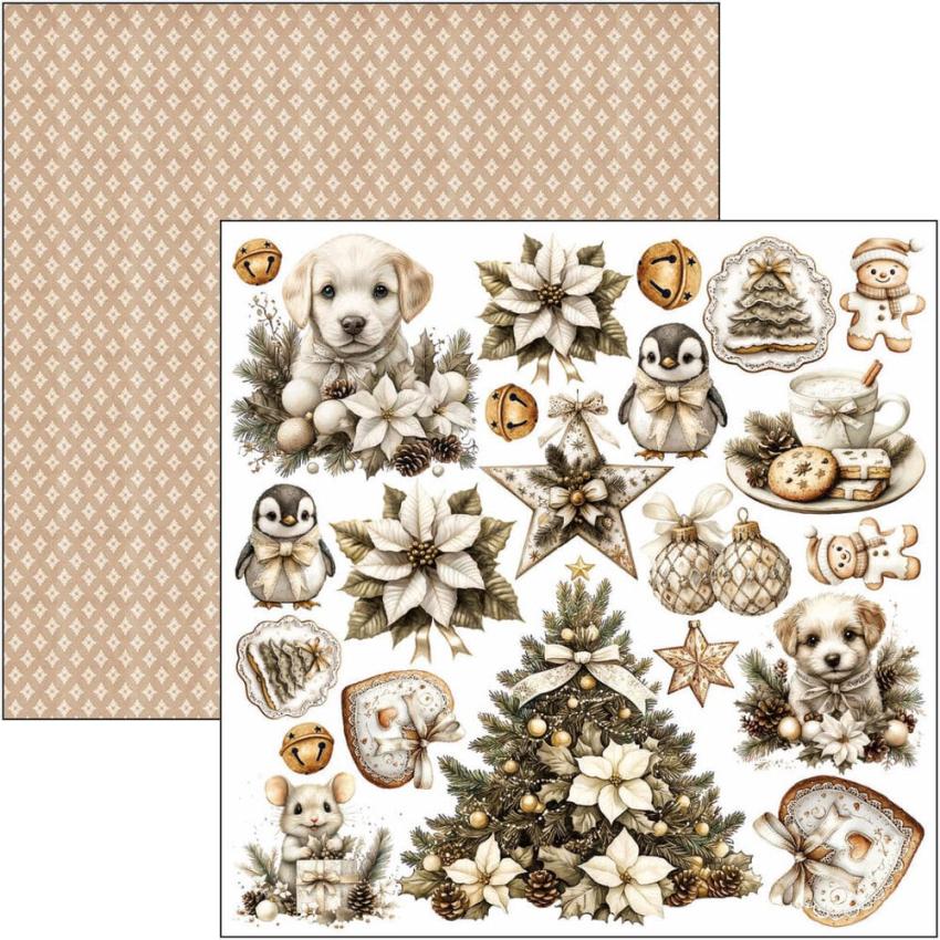 Ciao Bella - Stanzteile "Winter Season" Fussy Cut Pad - 24 Bogen