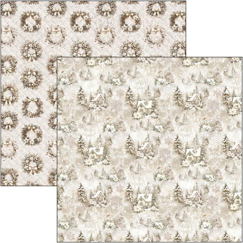 Ciao Bella - Designpapier "Winter Season" Paper Pack 8x8 Inch - 12 Bogen