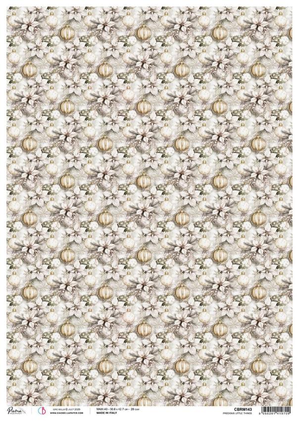 Ciao Bella - Decopatch Papier "Precious Little Things" Rice Paper A3 - 3 Bogen