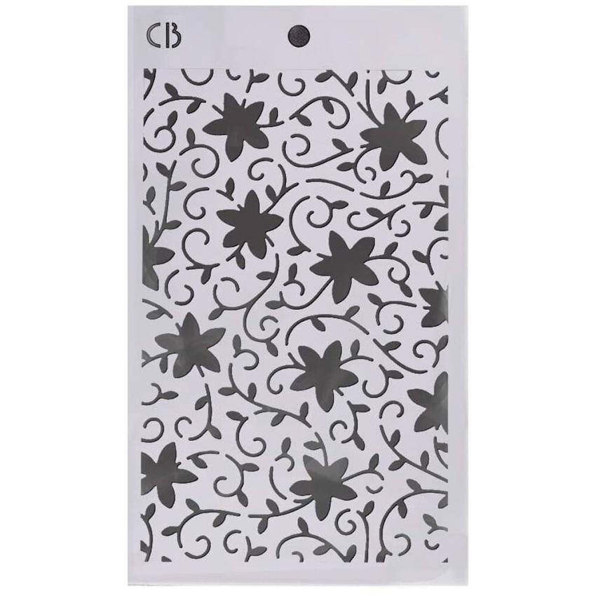 Ciao Bella - Schablone 5x8 Inch "Winter Season" Triple Layer Stencil Art Set