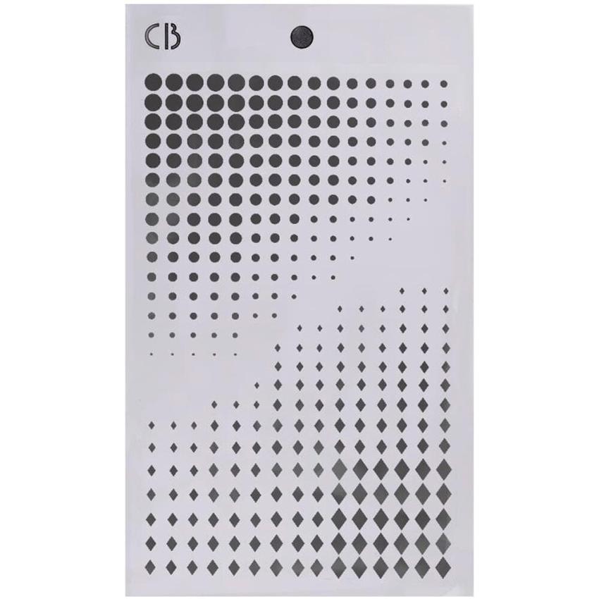Ciao Bella - Schablone 5x8 Inch "Winter Season" Triple Layer Stencil Art Set