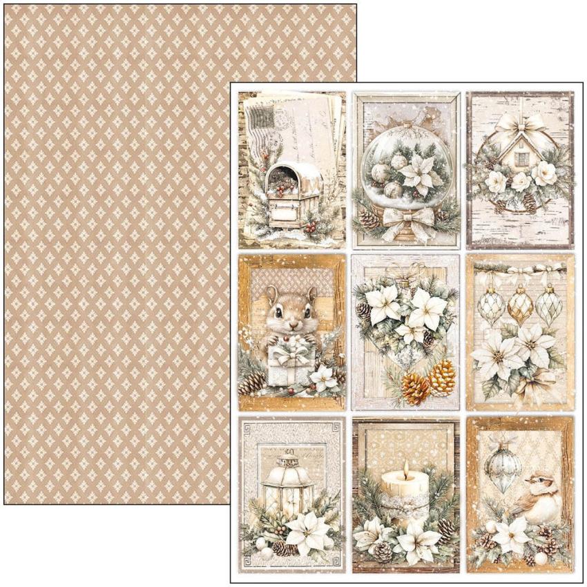 Ciao Bella - Stanzteile "Winter Season" Creative Pad A4 - 9 Bogen