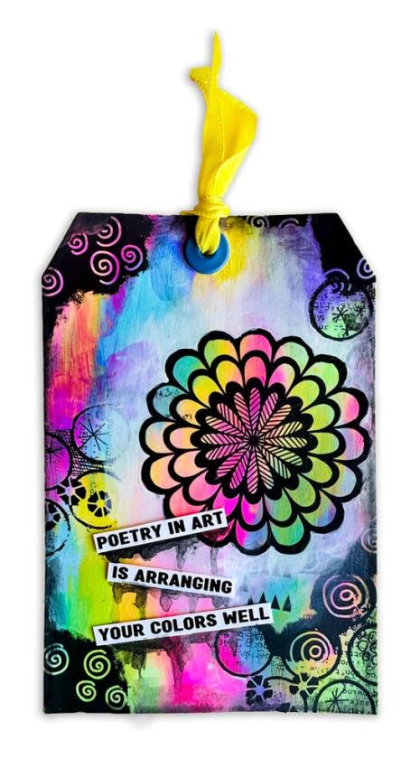 Art By Marlene - Transfer Aufkleber "Lovely Prints Black" Rub-On