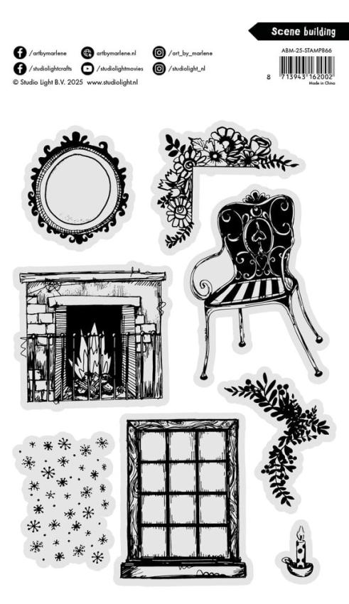 Art By Marlene - Stempelset "Scene Building" Clear Stamps
