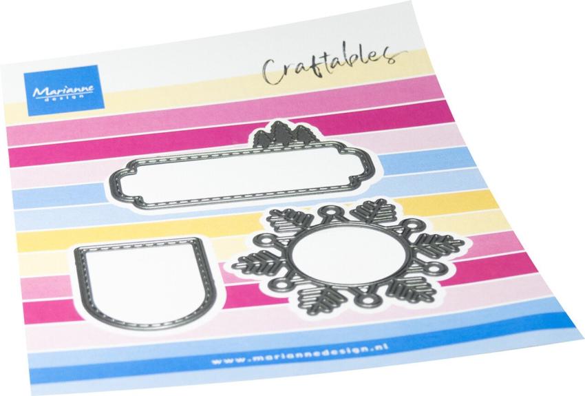 Marianne Design - Stanzschablone "Winter Labels" Craftables Dies