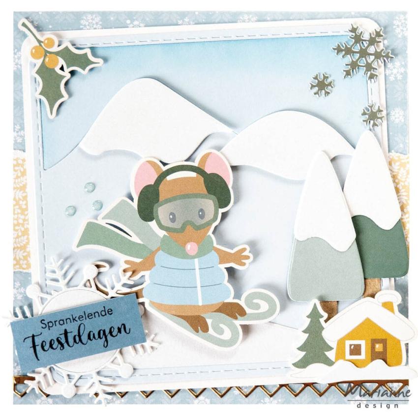 Marianne Design - Stanzteile "Snow Holiday" Die Cuts