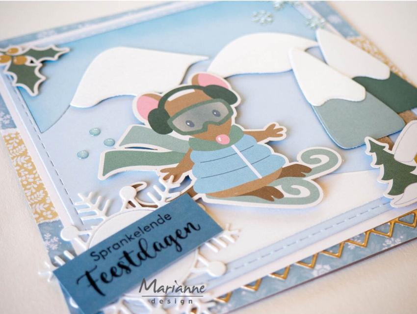 Marianne Design - Stanzteile "Snow Holiday" Die Cuts