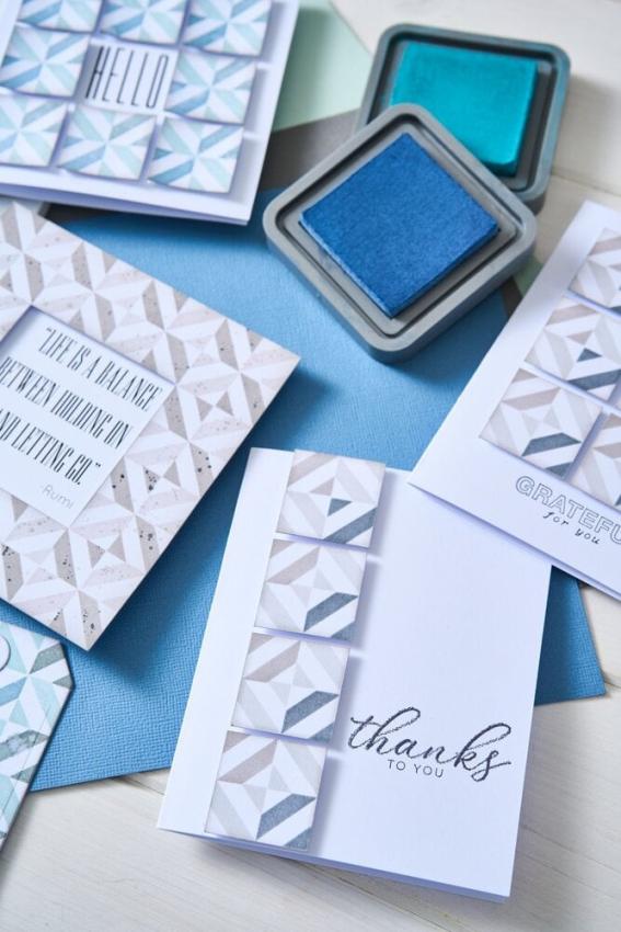 Sizzix - Schablone "Geo Blocks" Stencil