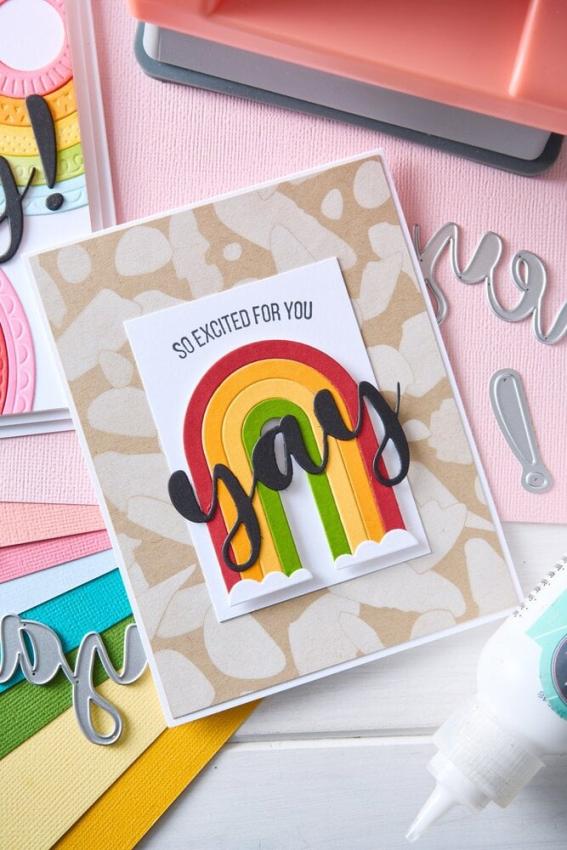 Sizzix - Schablone "Paper Scraps" Layered Stencil Design by Catherine Pooler