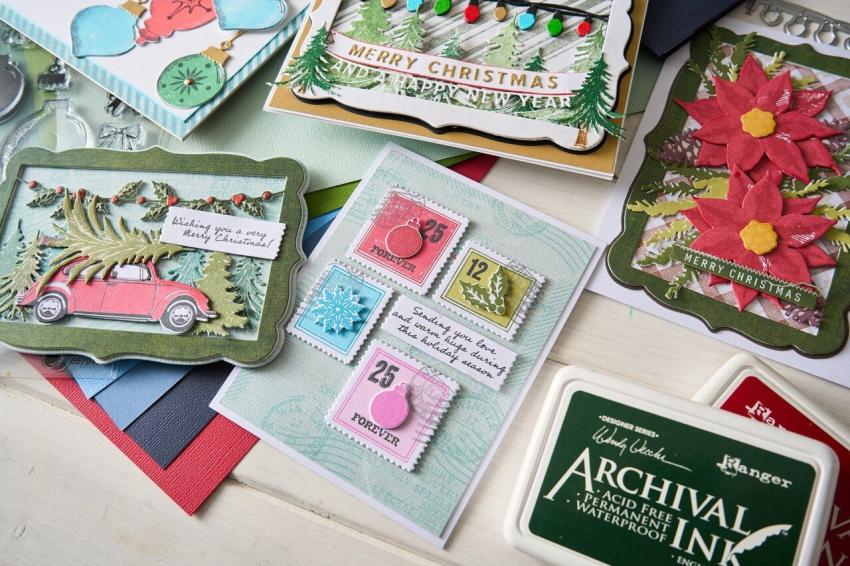 Sizzix - Stanzschablone & Stempelset "Special Delivery" Framelits Craft Dies & Clear Stamps by 49 and Market