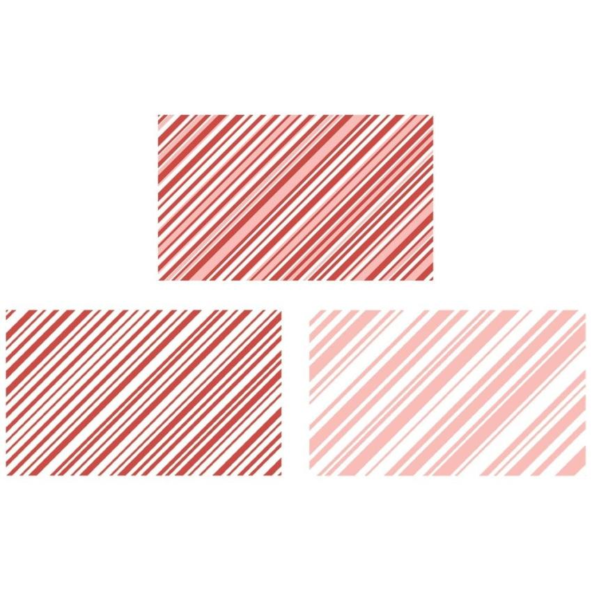 Sizzix - Stempelset "Candy Stripes" Clear Stamps Design by 49 and Market